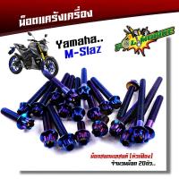 ราคา น็อตแคร้งเครื่อง mslaz 1ชุด20ตัว ซ้าย ขวา เลสแท้100 หัวเฟือง น็อตแคร้งmslaz น๊อตแคร้งmslaz น๊อตแคร้งเอ็มสแลช น๊อตแคร้งเอ็มสแลส น็อตชุด (17220151802)