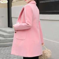 ราคา FDH เสื้อโค้ทขนสัตว์ทำงานคอเสื้อผ้าคลุมไหล่ชิคเสื้อโค้ทขนสัตว์พื้นฐานสำหรับผู้หญิงเสื้อคลุมขนแกะยาวสำหรับใช้เดินทางกลางแจ้ง (19955819284)