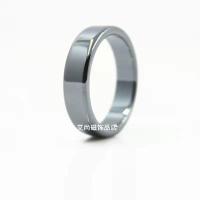 ราคา แหวน Hematite พื้นผิวแผ่นหินธรรมชาติแหวนสุขภาพ (13102642002)