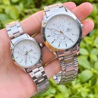 ราคา Watchtime นาฬิกาข้อมือแฟชั่นคู่รัก ระบบควอทช์ หน้าปัดขนาด 3040มม สายเลท สวมใส่สบาย (11809058843)