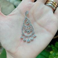 ราคา Titapa jewelry จี้เพชรตุ้งติ้งเพชร3ชั้นทุกเม็ดดิ้นได้น่ารักมากๆเพชรขาวใสสวยมากๆมาใหม่งานปราณีตละเอียดมากเพชรคัดทุกเม็ดน้ำ100น้ำลึกเพชรสวยเล่นไฟระยิบระยับH Aทุกเม็ดตัวเรือนมีน้ำหนักแข็งแรงใส่ออกได้ทุกว