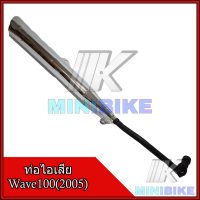 ราคา ท่อไอเสีย Honda Wave100S 2005 ฮอนด้าเวฟ100เอส 2005 ปลายท่อเฉียง ท่อไอเสียเดิม (2795208174)