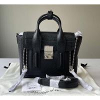 ราคา สอบถามก่อนกดซื้อ แท้ New Phillip lims Mini bag สีดำ อะไหล่เงิน อะไหล่ทอง อุปกรณ์ ถุงผ้า การ์ด สายสะพาย (18568196490)