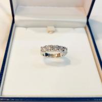 ราคา Titapa jewelry แหวนเพชรCZ เพชรแถว 5เม็ด (7582420431)