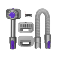 ราคา 2 In 1 Dog Grooming and Deshedding Vacuum Brush Kit for Dyson V7 V8 V10 V11 V12 V15 Vaccum Cleaner Replacement Accessories for Dog and Cat Hair (19573269982)