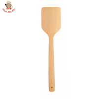 ราคา ตะหลิวไม้ทำอาหาร ทนความร้อน ตะหลิวไม้ทำอาหาร ตะหลิวไม้ด้ามยาว สำหรับผัดและทอด ไม่เคลือบสารเคมี (13750670051)