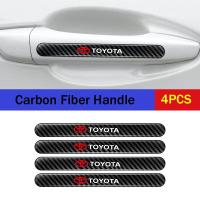 ราคา กาวกระจกมองหลังที่จับประตูรถแบบคาร์บอนไฟเบอร์แถบกันกระแทกสำหรับโตโยต้าแคมรี่คอโลร่า Vios HILUX Innova (20485563645)