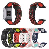 ราคา สายนาฬิกาสำหรับ Fitbit Ionic กีฬาบุคลิกภาพสายคล้องคอซิลิโคนสมาร์ทวอท์ช Fitbit Ionic สร้อยข้อมือ Watchstraps (8730016339)