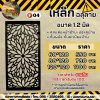 ราคา รั้วบ้าน ป้ายกำแพง เหล็กฉลุลาย หนา 1 2 มิล (20033024519)