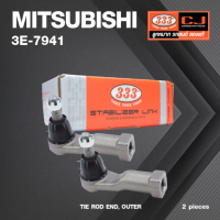 ราคา ลูกหมากคันชักนอก MITSUBISHI TRITON 2WD KA4T ปี 2005 On PAJERO SPORTS มิตซูบิชิ ไตรตั้น ปาเจโร่ 3E 7941 ยี่ห้อ 333 1คู่ 2 ตัว TIE ROD END OUTER ซ้าย ขวา (16303521044)