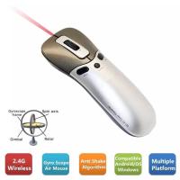 ราคา Mouse Wireless Finger Airเมาส์สำหรับธุรกิจการสอนPPT Speechรีโมทคอนโทรลเลเซอร์Pointer Gyro Gravity Sensing Games (10484399984)