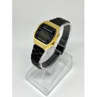 ราคา CASlO นาฬิกาข้อมือ Casio Standard ผู้ชายและผู้หญิง รุ่น A168WG 9W นาฬืกาcasio สายเหล็ก ดำทอง นาฬิกาผู้หญิงผู้ชาย RC610 (5550340741)