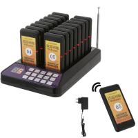 ราคา Queuing Wireless Calling System 直流器益智玩具线器 Restaurant Pager Wireless Calling System 10 12 16 20 Pagers Wireless Calling Paging System Restaurant Pager System ระบบคิวเพจเจอร์สแควร์ ระบบคิวเพจเจอร์ไร้สาย