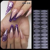 ราคา French Paste Acrylic Nails Nail Art Gel Nails Nail Crystal Molded Nails False Nails (20213932022)