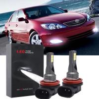 ราคา หลอดไฟหน้า LED สำหรับ TOYOTA REVO 03 05 Toyota Camry ปี2003 2004 2ชิ้น6000K ไฟตัดหมอกสำหรับ TOYOTA Corolla Altis 03 06 Toyota REVO 03 05 (12855611214)