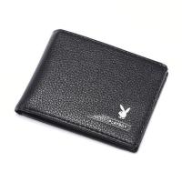 ราคา Playboy Leather Lychee Short Wallet Multi Card Wallet Leather Texture Driver S License Wallet (16114900893)