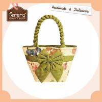 ราคา FERERA เฟอเรร่า กระเป๋าถือผ้าคอตตอนขนาดเล็ก (10087827704)