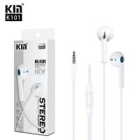 ราคา สเตอริโอ KIN รุ่น K101 เสียงเบส หัวแจ๊ค 3 5 มม ของแท้ 100 เสียงไม่จมน้ำ Wired Earbuds Headphones Noise Isolating Earbud Earphones (9669025148)