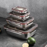 ราคา Stainless Steel Lunch Box Sealed Food Keeping Boxes Office Bento Container Lunch Container (20499314395)