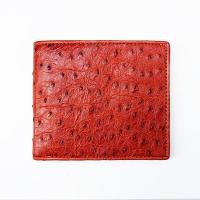 ราคา Ostrich Bifold Wallet กระเป๋าหนังนกกระจอกเทศสีแทน ทั้งภายในและภายนอก เป็นกระเป๋าหนัง Exotic ที่สำหรับทั้งชายและหญิง Western America (17810454682)