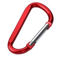 ราคา iandmysis คาราไบเนอร์ คาราบิเนอร์อะลูมิเนียม คาราบิเนอร์ ตะขอ carabiner D Shape คาราไบเนอร์ รูปตัวDขนาด 8 CM ตะขอแขวน (17577433508)