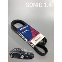 ราคา สายพานหน้าเครื่อง เชฟโรเลต โซนิค 1 4 CHEVROLET SONIC เครื่อง 1 4 L OEM แท้ 1เส้น รูปจริง (1340642613)