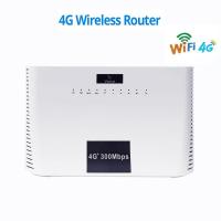ราคา H305 4G LTE CAT4 Router 300Mbps with SIM Card Slot Voice Phone Port 4XRJ45 Network Port WiFi Router Support B28 (17608935953)