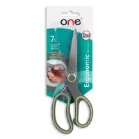 ราคา กรรไกร 7 นิ้ว เทา เหลือง ONE BR1 รุ่น 2003205 (10748170523)