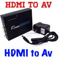 ราคา HDMI To AV S Video CVBS Video Converter HDMI To SVIDEO S Switcherอะแดปเตอร์HD 3RCA PAL NTSCสำหรับทีวีPC Blue Ray DVD (17325424128)