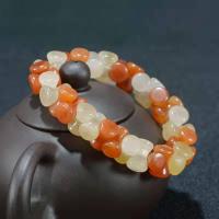 ราคา สร้อยข้อมือหยกผ้าไหมสีทองแบบใหม่แพมือที่มีสีสันทอสร้อยข้อมือหยก Quartzite แวววาวแบบใส (20258530457)