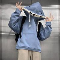 ราคา พร้อมส่งร้านไทย เสื้อกันหนาว ทรงหลวม ลายฉลามน่ารัก สไตล์ญี่ปุ่น แฟชั่นฤดูหนาว เสื้อปลาฉลาม (16740857337)