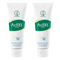 ราคา Mentholatum Acnes Clear Whitening Wash เมนโทลาทั่ม แอคเน่ เคลียร์ แอนด์ ไวท์เทนนิ่ง วอช 100ml แพคคู่ (7285658407)