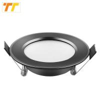 ราคา led downlight lamp Black waterproof 3w 5w 7W 9W 12W 15W led spot 220V 230V ceiling recessed downlights round led panel light by Hs2023 (19535398388)