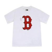 ราคา เสื้อยืด MLB โลโก้ทีม Boston Red Sox พิมพ์โลโก้ COTTON เสื้อเชิ้ตแขนสั้น (20071099376)