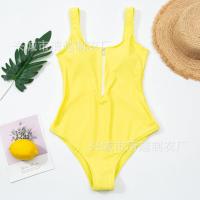 ราคา ชุดว่ายน้ำบิกินีชิ้นเดียวมีซิปชุดว่ายน้ำบิกินี2021 (19677881102)