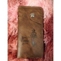 ราคา กระเป๋าสตางค์หนังPUพร้อมรูใส่สายคล้องกระเป๋าสตางค์ (19228713557)