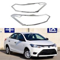 ราคา Vios โคมไฟกรอบไฟหน้ารถด้านหน้าฝาครอบไฟหลังวัสดุ ABS สำหรับโตโยต้า Vios 2014 2015 2016โมเดล (20816742234)