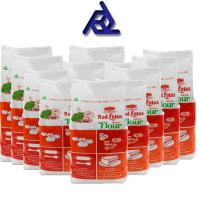 ราคา แป้งสาลี ตราบัวแดง ขนาด 1kg ยกลัง ลังนึงมี 10 ถุง (4417392371)