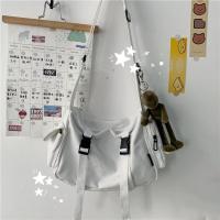 ราคา พร้อมส่ง กระเป๋าสะพายไหล่ ผ้าแคนวาส กระเป๋าสะพายข้าง วินเทจ แฟชั่น ปรับสายได้ ช่องเก็บของเยอะ (20576311040)
