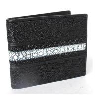 ราคา ร้านค้าอันดับ1 ขายหนังแท้ หนังสวย ต้องที่่ร้าน YouLike Genuine Stingray Bifold wallet กระเป๋าหนังปลากระเบน ปลากระเบนหนาม มีเส้นหนาม (337705701)