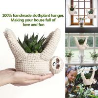 ราคา ของขวัญสลอธตะขอเหมาะสำหรับกระถางต้นไม้ห้อยกระถางดอกไม้เหมาะสำหรับคู่รักดอกไม้ตกแต่งบ้านกระถางลูกไม้ตะกร้าเก็บของแจกันเซรามิกแบบเรียบง่าย (20742300041)