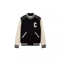 ราคา ส่งของ Blackpink Lisa Korean Baseball Uniform Short Coat College Style Faux Leather Stitching Jacket (19692576476)