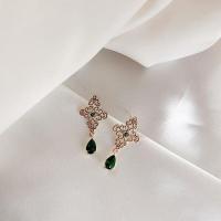 ราคา Palace ต่างหูวินเทจ Frosted ต่างหูทองโบราณ Lady Tea Party Ladies Earrings (15079266897)