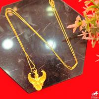 ราคา สร้อยคอเงินชุบทอง จี้พญาครุฑ ทองคำ 99 99 น้ำหนัก 0 25 0 35 กรัม ซื้อยกเซตคุ้มกว่าเยอะ แบบราคาเหมาๆเลยจ้า (16349723584)