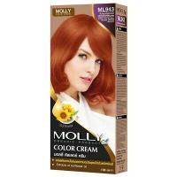 ราคา Molly มอลลี่ คัลเลอร์ ครีม 100 มล สีย้อมผม ยาย้อมผม ปิดผมหงอก แม่สี สีเคลียร์ (13350286726)
