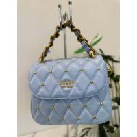 ราคา กระเป๋าสะพายข้าง Guess หน้าหมุด กระเป๋าถือ แบบถัก (17885132272)