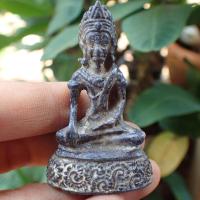 ราคา ลดทั้งร้าน พระร่วงนั่งทรงเครื่อง หมวกชีโบ เนื้อสัมฤทธิ์เงิน (19457385098)
