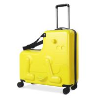 ราคา Spot parcel postB DUCK Spot Goods New Riding Trolley Case Children Can Sit Luggage Trojan Suitcase Small Yellow Duck Genuine nd (19355129242)