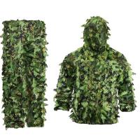ราคา ดอกไม้เหนียวไบโอนิคใบพรางสูทล่าสัตว์ G Hillie สูท W Oodland พรางสากล Camo ชุด (19819115749)