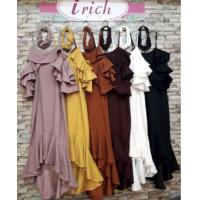 ราคา เดรสสายเดี่ยวยาวระบายหางปลา คาดผม บริการเก็บเงินปลายทาง (16005756758)